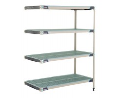 Metro AX566GX3 MetroMax 4-Shelf Open Grid Polymer Shelving Unit