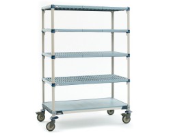 MetroMax Q 5-Shelf Industrial Plastic Mobile Cart - 5Q567EG3 