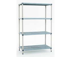 MetroMax-Q 5-Shelf Open Grid Plastic Shelving Unit - 5Q327G3