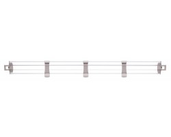 MetroMax MXL48-4P Solid Clear Stackable Shelf Ledges