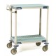 MetroMax - 2-Shelf Plastic Mobile Lab Utility Cart - MQUC2436G-25