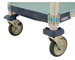 MetroMax I 5-Shelf Plastic Shelves Lab Cart - 5X1854EGX3