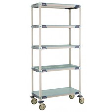 MetroMax I 5-Shelf Plastic Shelves Lab Cart - 5X1830EGX3