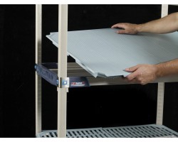 MetroMax 5-Shelf Solid Polymer Shelving Unit - 5X567F4