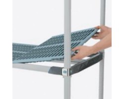 MetroMax I 4-Shelf Open Grid Plastic Shelves Cart - X1854EGX3