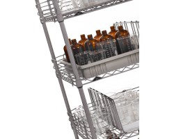 Metroseal-4 Super Erecta Industrial Wire Shelf Cart - 1824NK4-5MP