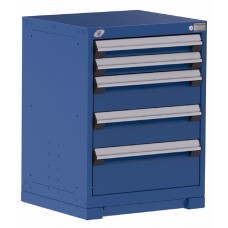 Rousseau R5ACD-3012 Stationary Modular Storage Cabinet – Heavy-Duty 5-Drawer Industrial Storage Cabinet