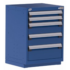 Rousseau R5ACD-3015 Stationary Modular Storage Cabinet – Heavy-Duty 5-Drawer Industrial Cabinet
