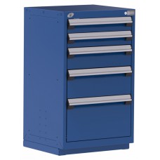 Rousseau R5ACD-3810 Stationary Modular Storage Cabinet – Heavy-Duty 5-Drawer Industrial Storage Cabinet