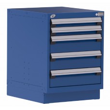Rousseau R5ACG-2811 Stationary Modular Storage Cabinet – Heavy-Duty 5-Drawer Industrial Storage Cabinet