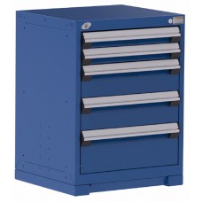 Rousseau R5ACG-3012 Stationary Modular Storage Cabinet – Heavy-Duty 5-Drawer Industrial Storage Cabinet