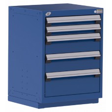 Rousseau R5ACG-3015 Stationary Modular Storage Cabinet – Heavy-Duty 5-Drawer Industrial Storage Cabinet