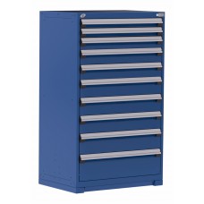 Rousseau R5AEC-5830 10-Drawer Stationary Modular Storage Cabinet – Heavy-Duty Industrial Tool & Parts Storage