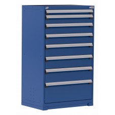 Rousseau R5AEC-5831 8-Drawer Stationary Modular Storage Cabinet – Heavy-Duty Industrial Tool & Parts Storage System