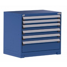 Rousseau R5AEE-3001 Stationary 6-Drawer Modular Storage Cabinet – Heavy-Duty Industrial Tool & Parts Storage