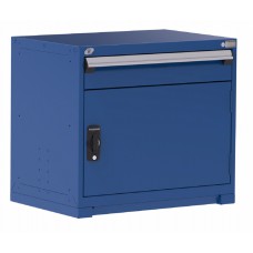 Rousseau R5AEE-3009 36″W × 24″D × 32″H Heavy-Duty Modular Cabinet – 1-Drawer with Door & Compartments