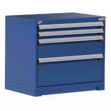 Rousseau R5AEE-3013 Stationary 4-Drawer Modular Storage Cabinet – Heavy-Duty Industrial Tool & Parts Storage