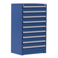 Rousseau R5AEE-5814 Heavy-Duty 9-Drawer Modular Storage Cabinet – High-Density Industrial Tool & Parts Organization