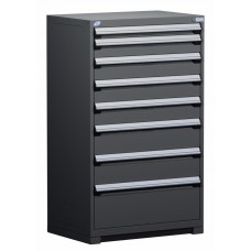 Rousseau R5AEE-5825 8-Drawer Stationary Modular Storage Cabinet – Heavy-Duty Industrial Tool & Parts Storage