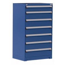 Rousseau R5AEE-5834 7-Drawer Stationary Modular Storage Cabinet – Heavy-Duty Industrial Tool & Parts Storage