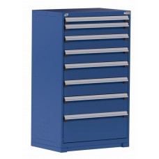 Rousseau R5AEE-5851 8-Drawer Heavy-Duty Modular Storage Cabinet – 400 lb per Drawer Industrial Tool & Parts Storage