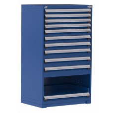 Rousseau R5AEE-5857 Heavy-Duty 10-Drawer Modular Storage Cabinet – High-Density Industrial Tool & Parts Organization