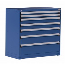 Rousseau R5AHE-4403 7-Drawer Stationary Modular Storage Cabinet – Heavy-Duty Industrial Storage