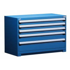 Rousseau R5AHG-3003 5-Drawer Stationary Modular Storage Cabinet – Heavy-Duty Industrial Tool Storage