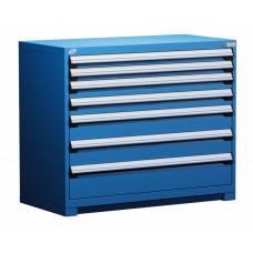 Rousseau R5AHG-3801 7-Drawer Stationary Modular Storage Cabinet – Heavy-Duty Industrial Tool Storage