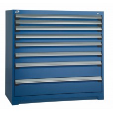 Rousseau R5AHG-4409 8-Drawer Heavy-Duty Stationary Modular Storage Cabinet – 48″W × 27″D Industrial Tool & Parts Organizer