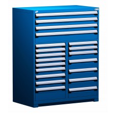 Rousseau R5KHE-5804 20-Drawer Stationary Modular Storage Cabinet