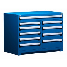 Rousseau 10 Drawer Stationary Modular Storage Cabinet R5KHG-3404