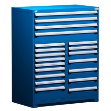 Rousseau R5KHG-5803 20-Drawer Stationary Modular Storage Cabinet