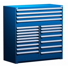 Rousseau 20-Drawer Stationary Modular Storage Cabinet R5KKG-5818