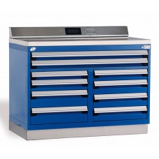 Rousseau 10-Drawer Stationary Modular Storage Cabinet R5XHG-1052