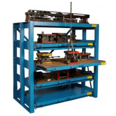 Rack Engineering 4-Shelf Glide-Out 100 Starter Die Rack - 5ED-2448-4S  