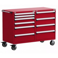 Rousseau 10-Drawer Heavy Duty Modular Drawer Cart R5DHG-3810 | Mobile Industrial Storage