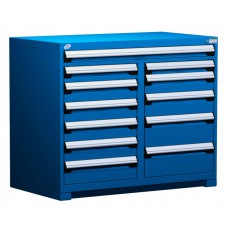Rousseau 12 Drawer Stationary Modular Storage Cabinet R5KHG-3817