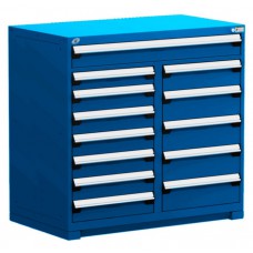 Rousseau 13 Drawer Stationary Modular Storage Cabinet R5KHG-4414