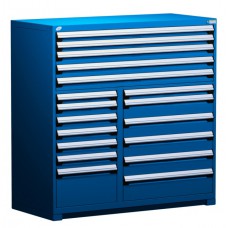 Rousseau 18 Drawer Stationary Modular Storage Cabinet R5KKE-5814