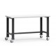 Rousseau Metal WSW3035 Plastic Laminated Top Mobile Workbench