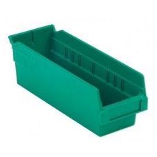 LEWISBins SB124-4 Hopper Front Plastic Shelf Bins - 12 per Carton