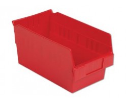 LEWISBins SB126-6 Hopper Front Plastic Shelf Bins - 8 per Carton