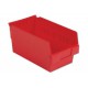 LEWISBins SB126-6 Hopper Front Plastic Shelf Bins - 8 per Carton