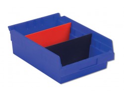LEWISBins DVSB4-4 Plastic Shelf Bin Width Dividers