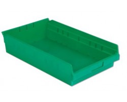 LEWISBins SB1811-4 Hopper Front Plastic Shelf Bins - 12 per Carton