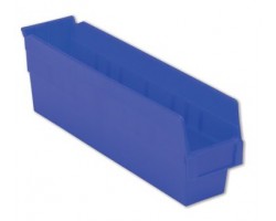LEWISBins SB184-6 Hopper Front Plastic Shelf Bins - 12 per Carton