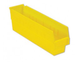 LEWISBins SB184-6 Hopper Front Plastic Shelf Bins - 12 per Carton
