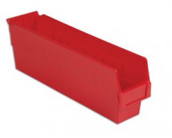 LEWISBins SB184-6 Hopper Front Plastic Shelf Bins - 12 per Carton