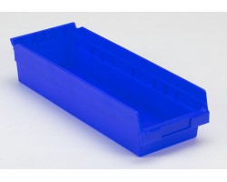 LEWISBins SB186-4 Hopper Front Plastic Shelf Bins - 12 per Carton